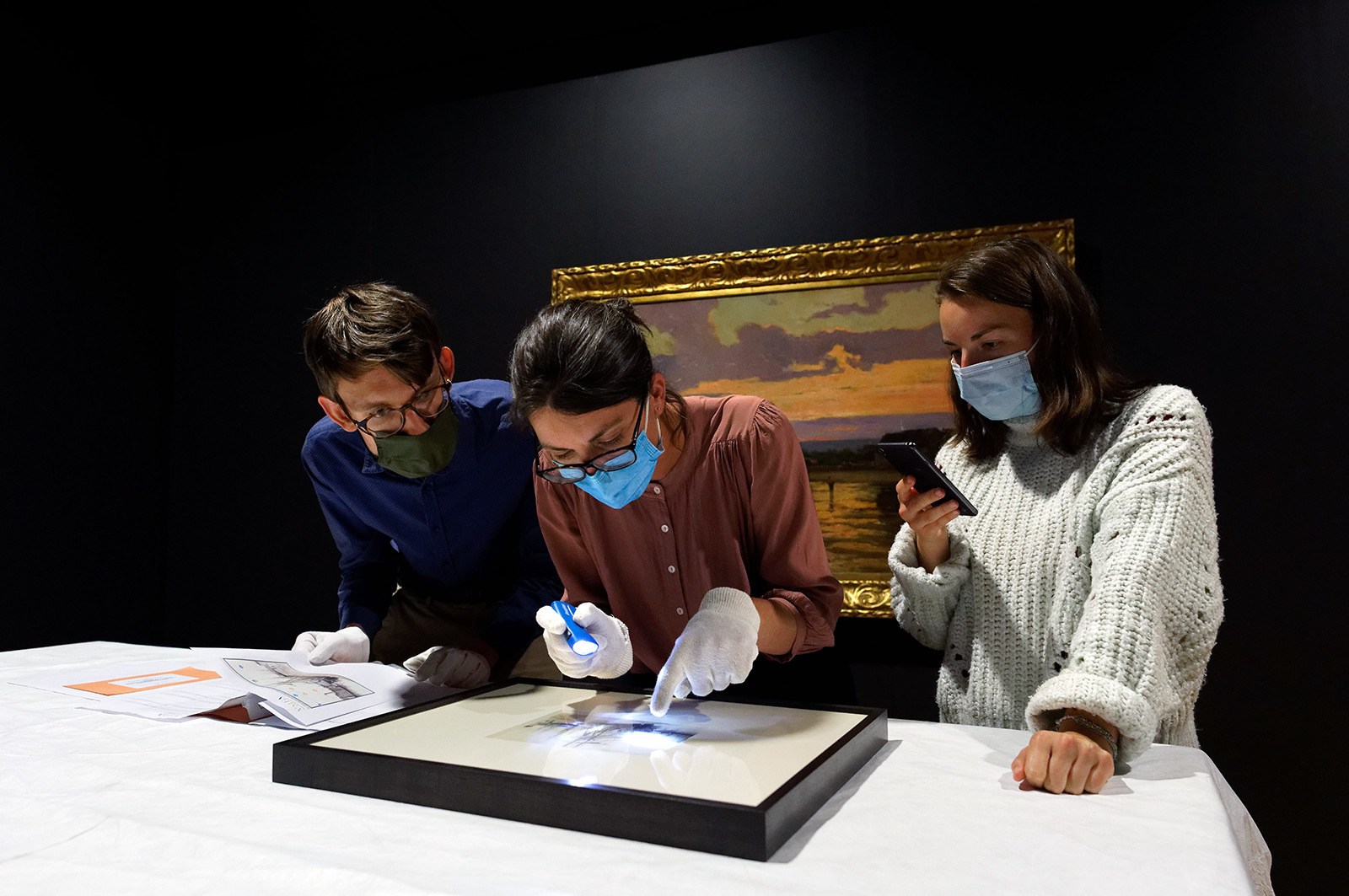 Une aquarelle de Berthe Morisot (1871) au musée Thomas Henry à Cherbourg-en-Cotentin