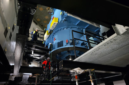 Reportages sur le site nucléaire EPR à Flamanville (Cotentin).