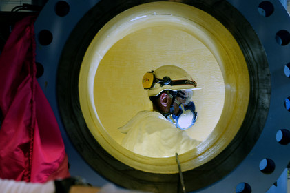 Reportages sur le site nucléaire EPR à Flamanville (Cotentin)