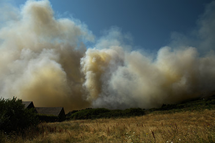 Incendie dans la Hague