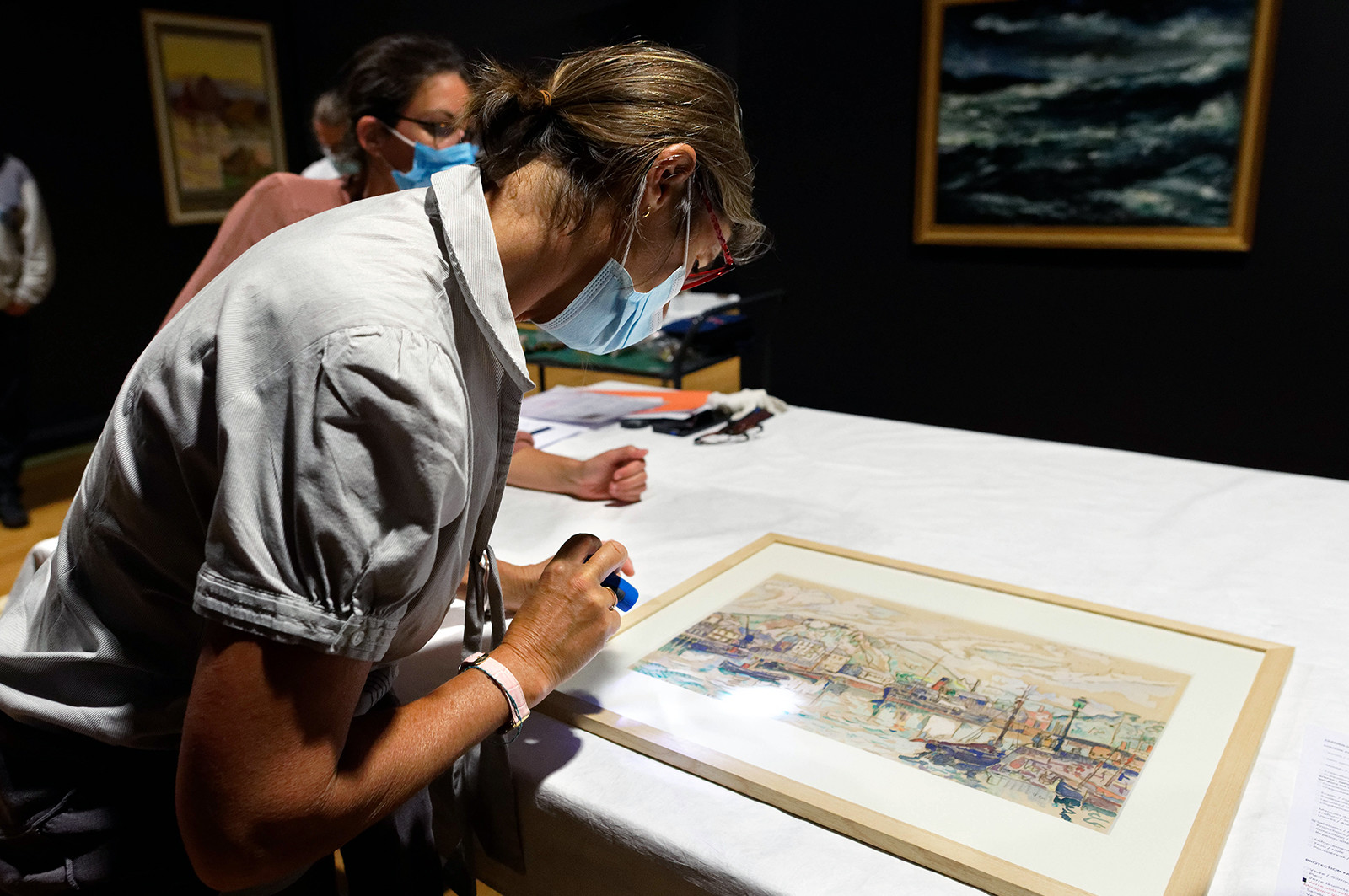 Une aquarelle de Berthe Morisot (1871) au musée Thomas Henry à Cherbourg-en-Cotentin