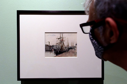 Une aquarelle de Berthe Morisot (1871) au musée Thomas Henry à Cherbourg-en-Cotentin