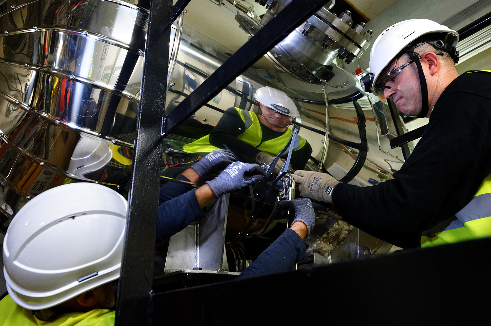 Reportages sur le site nucléaire EPR à Flamanville (Cotentin)