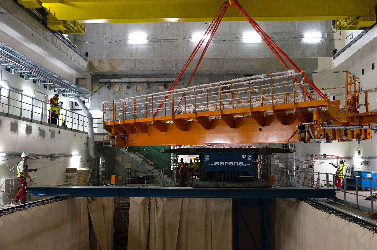 Reportages sur le site nucléaire EPR à Flamanville (Cotentin).