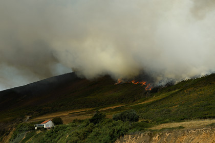 Incendie dans la Hague