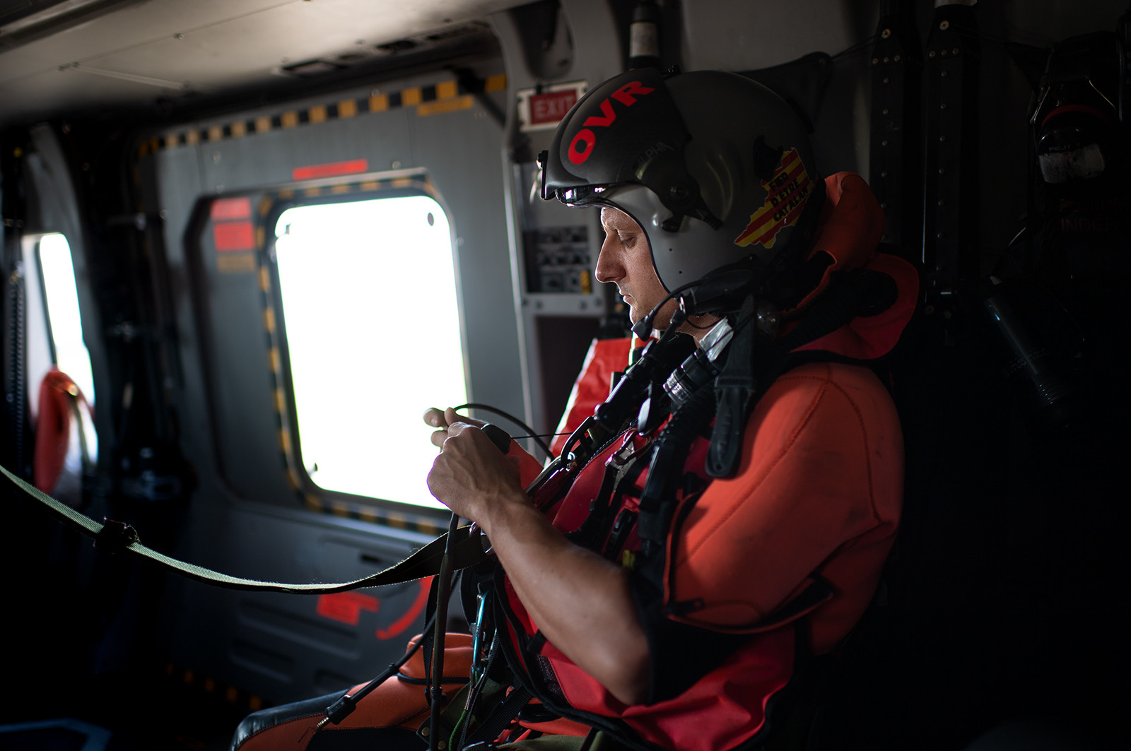 L'hélicoptère Caïman de la 33F en exercice