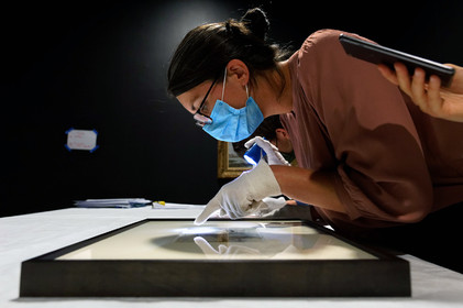 Une aquarelle de Berthe Morisot (1871) au musée Thomas Henry à Cherbourg-en-Cotentin