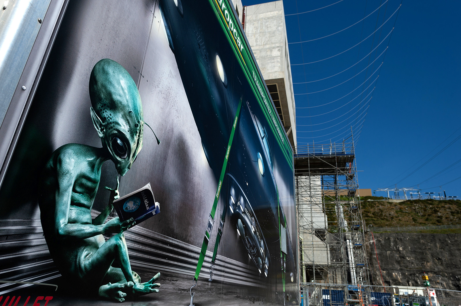 Reportages sur le site nucléaire EPR à Flamanville (Cotentin).