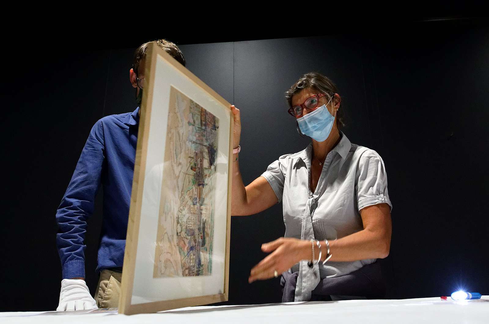 Une aquarelle de Berthe Morisot (1871) au musée Thomas Henry à Cherbourg-en-Cotentin