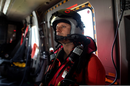 L'hélicoptère Caïman de la 33F en exercice