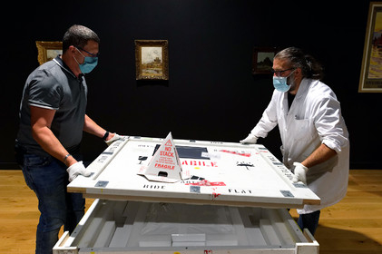 Une aquarelle de Berthe Morisot (1871) au musée Thomas Henry à Cherbourg-en-Cotentin