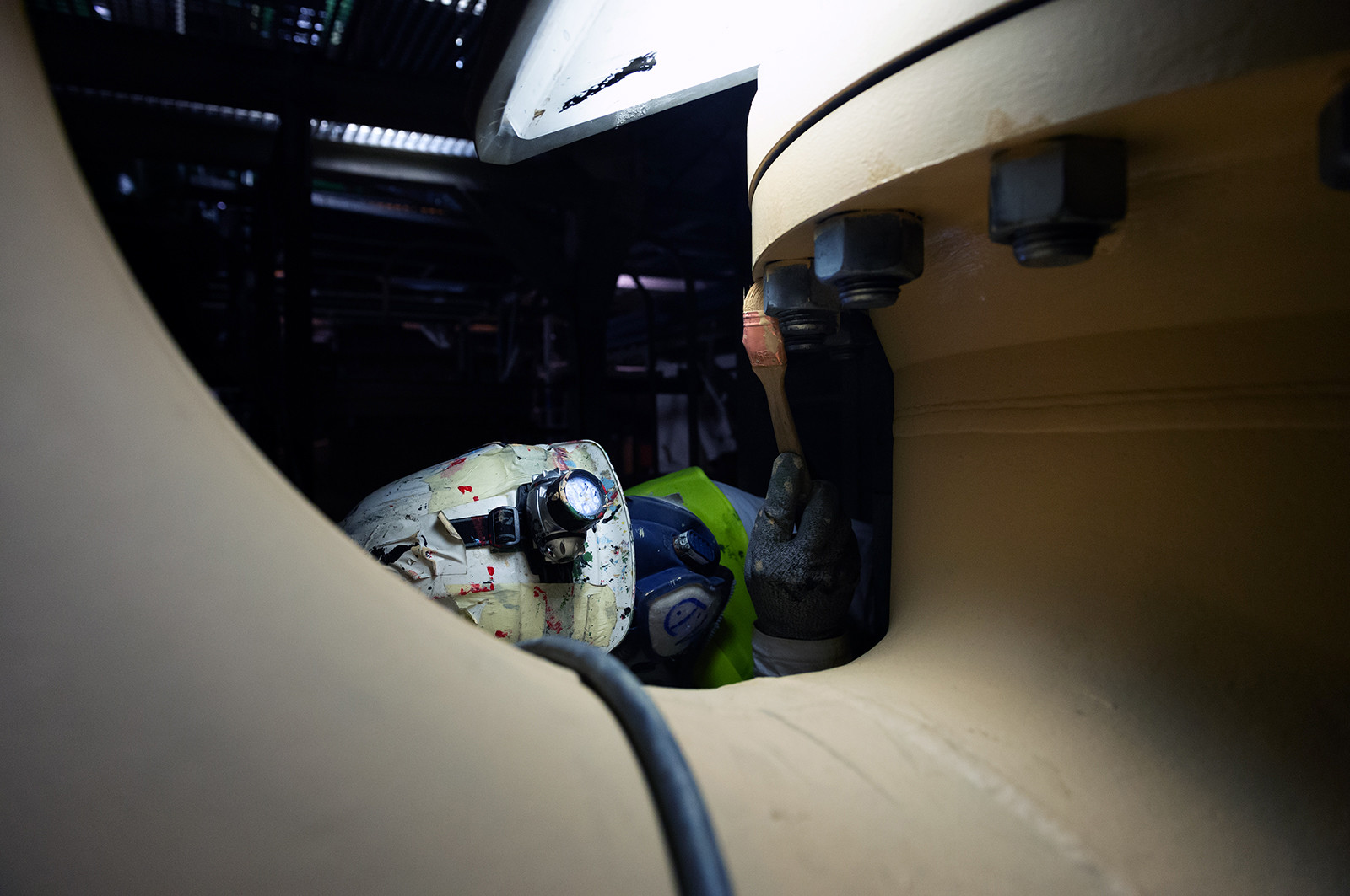 Reportages sur le site nucléaire EPR à Flamanville (Cotentin).