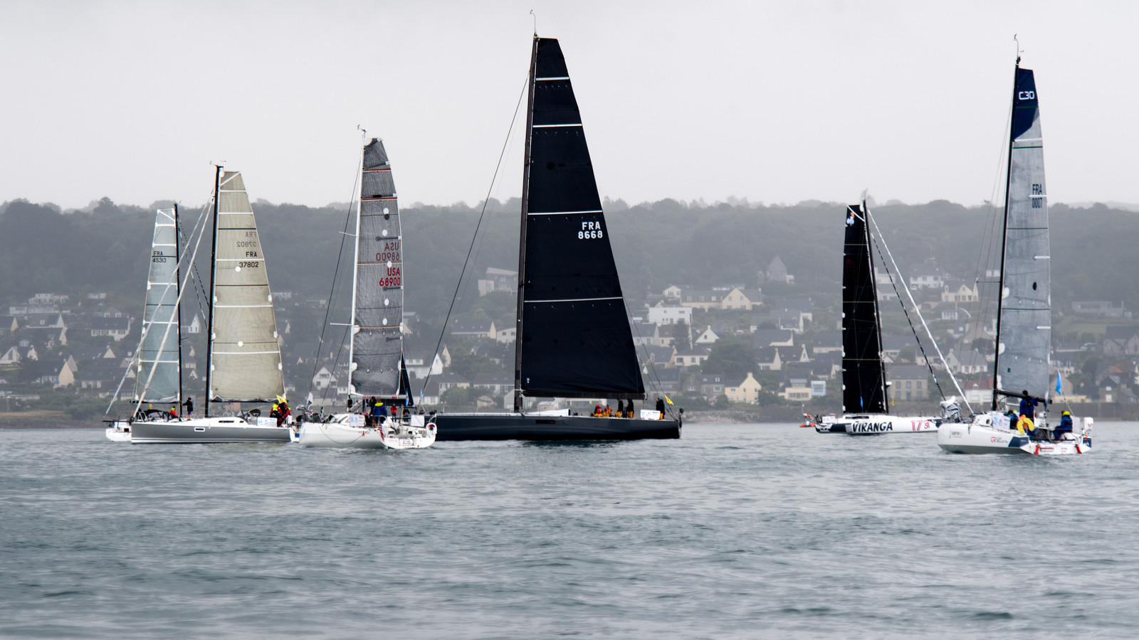 La Drheam Cup, grand prix de France de course au large, au départ de Cherbourg-en-Cotentin.